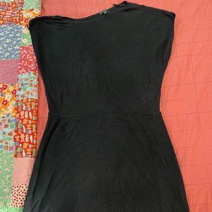 Banana Republic Ribbed Off Shoulder Asymmetrical Dress Size XL